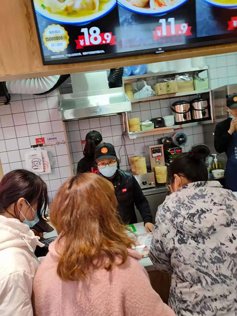 热烈祝贺河南郑州如意馄饨瀚海海尚店盛大开业，祝老板财源广进！