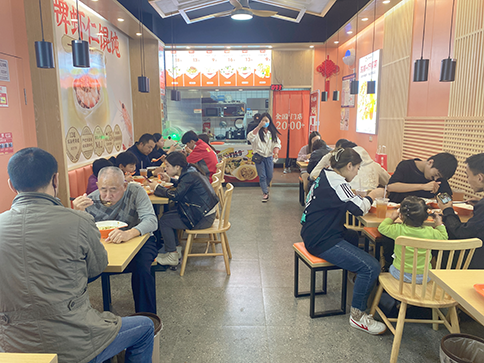 热烈祝贺江苏泰州兴化如意馄饨吾悦广场店开业大吉