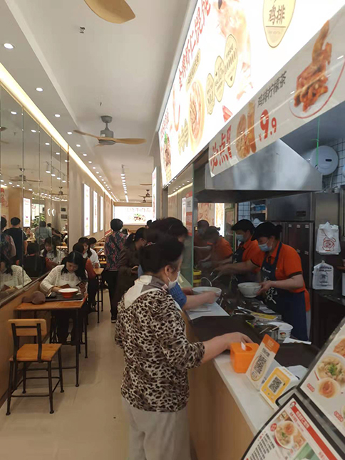 湖北武汉如意馄饨万松园店翻新五代店盛大开业