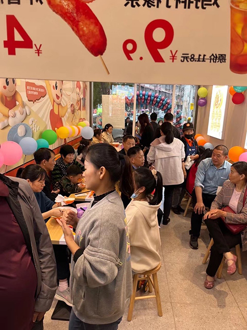 热烈祝贺如意馄饨湖北咸宁崇阳凯鸿店盛大开业！