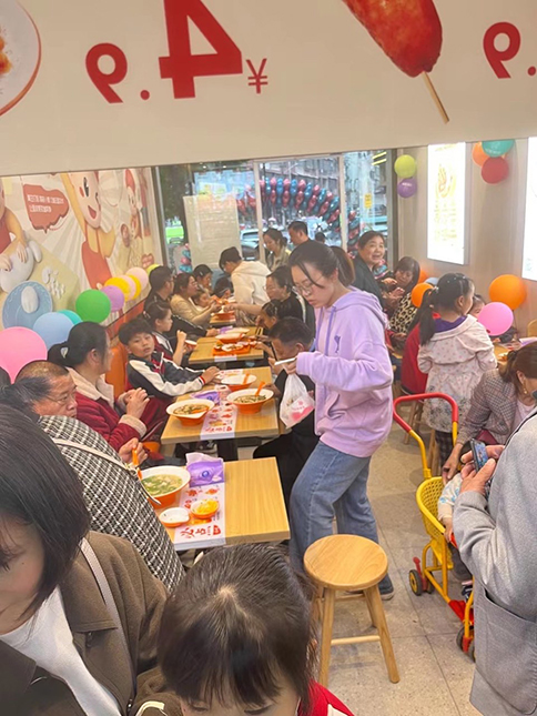 热烈祝贺如意馄饨湖北咸宁崇阳凯鸿店盛大开业！