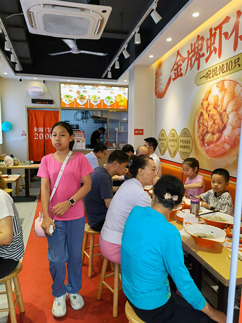 热烈祝贺如意馄饨苏州城邦花园店盛大开业业绩长虹