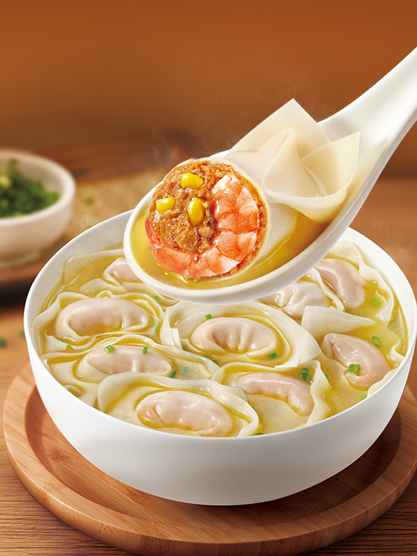 虾仁玉米馄饨